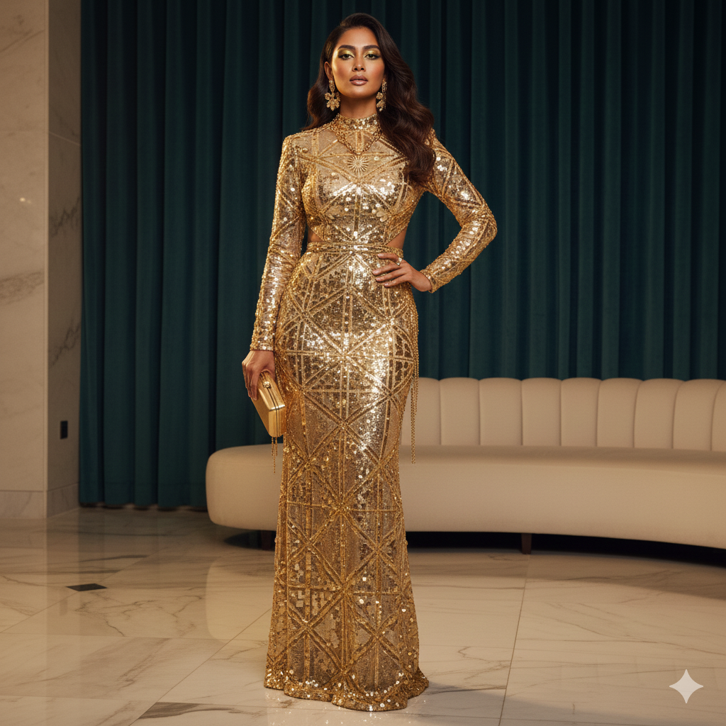 Gold and Glam Fashion, Beauty and Market Trends