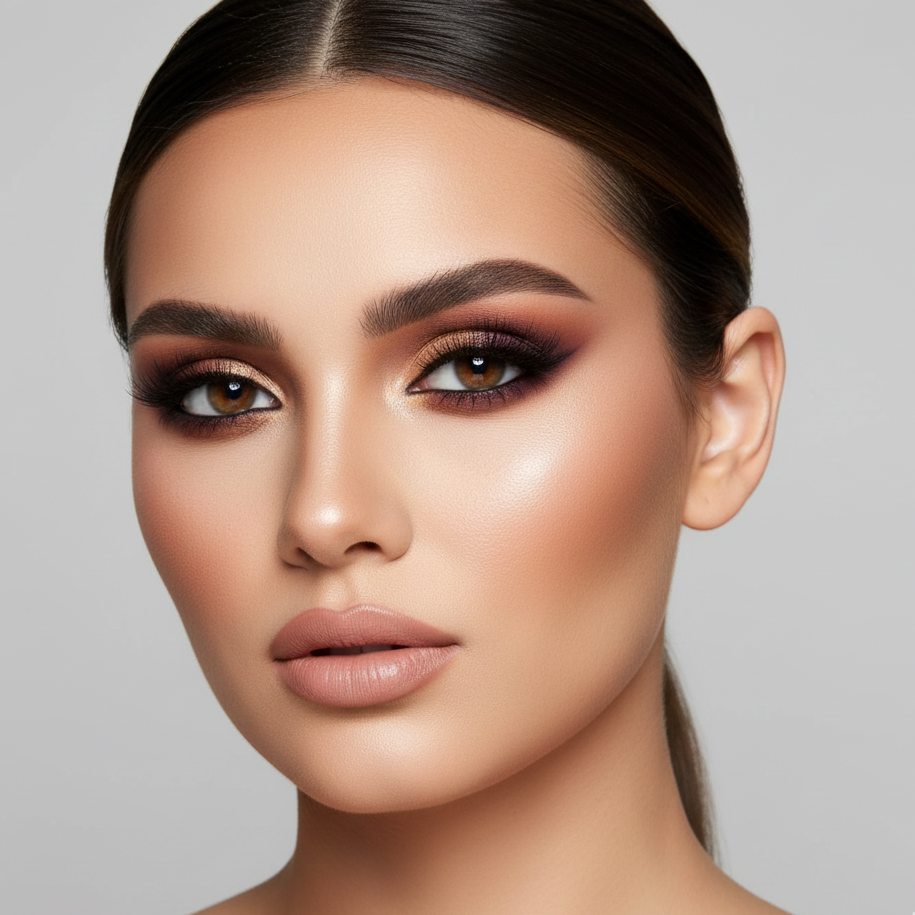 Full Glam Makeup Look