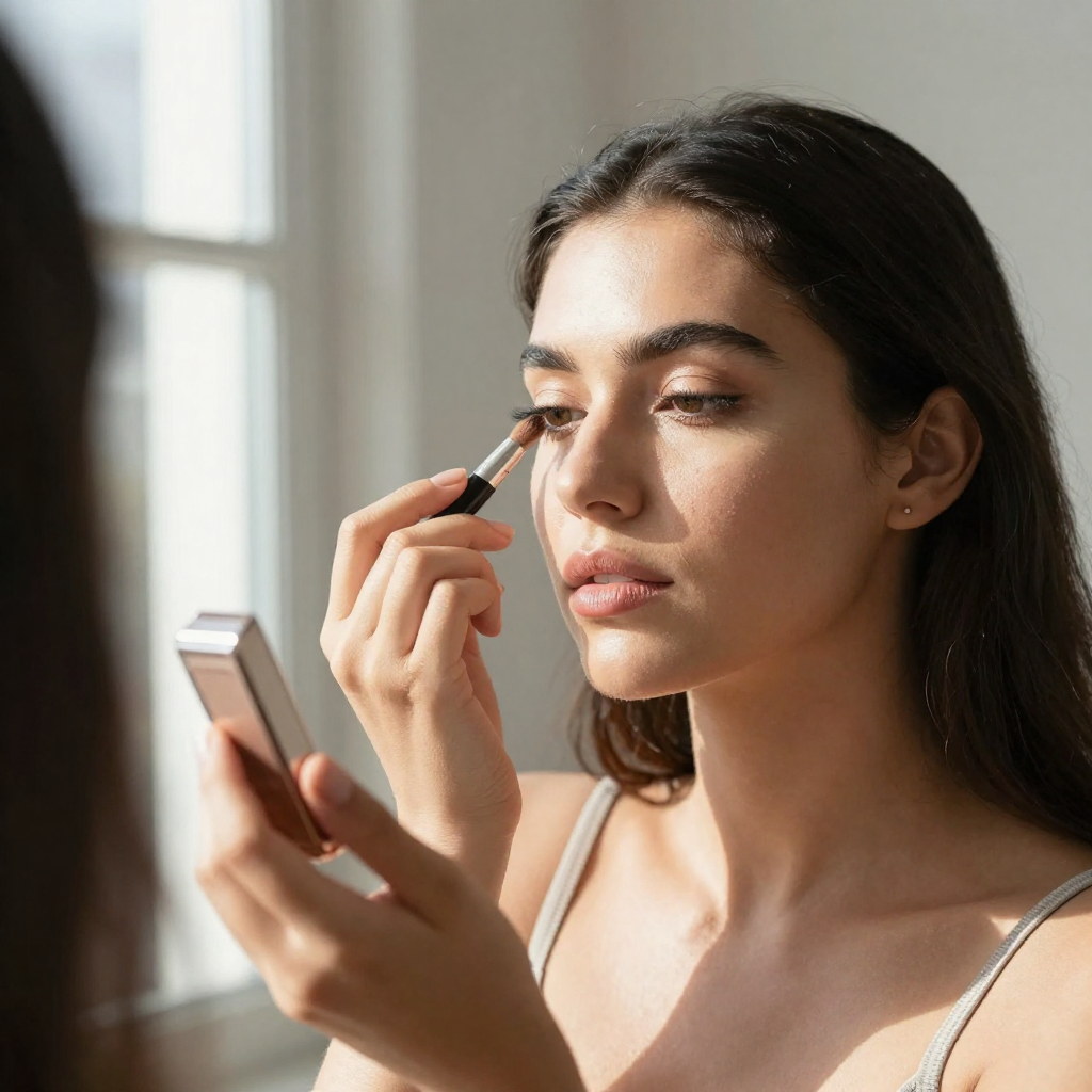 Your Eye Makeup Looks Patchy in Natural Light