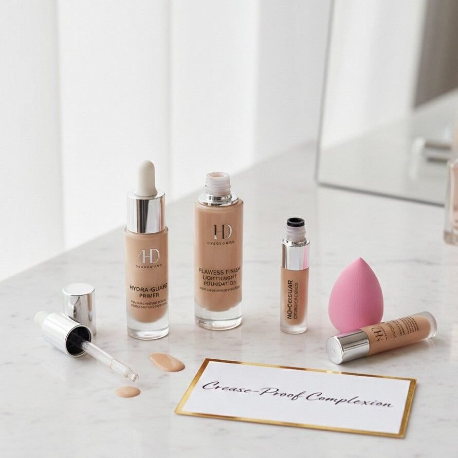 professionals avoid makeup creasing